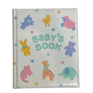 Vintage 70s 80s Hallmark Baby’s Book Unisex Baby Boy Girl Keepsake Memory Album‎